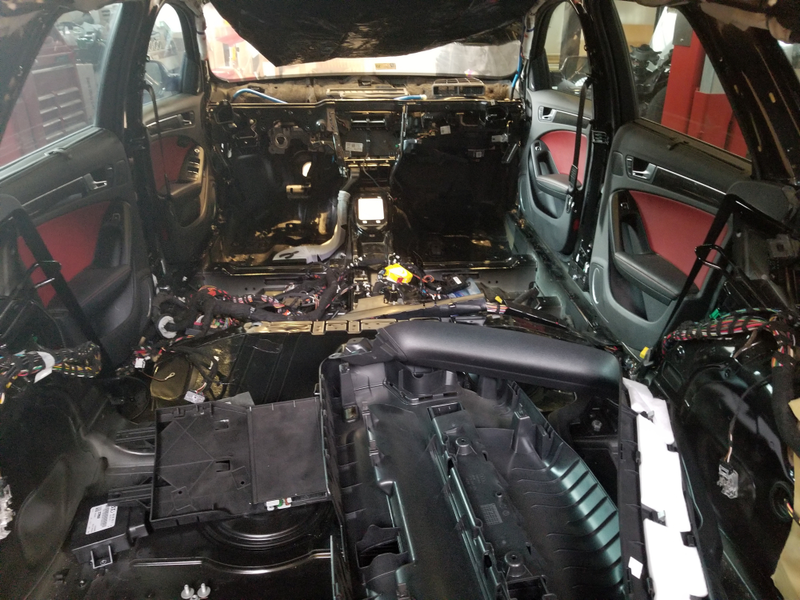 Starting to add S4 components into the Avant body.